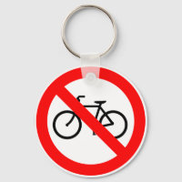 Bicycle Traffic Prohibited Highway Sign