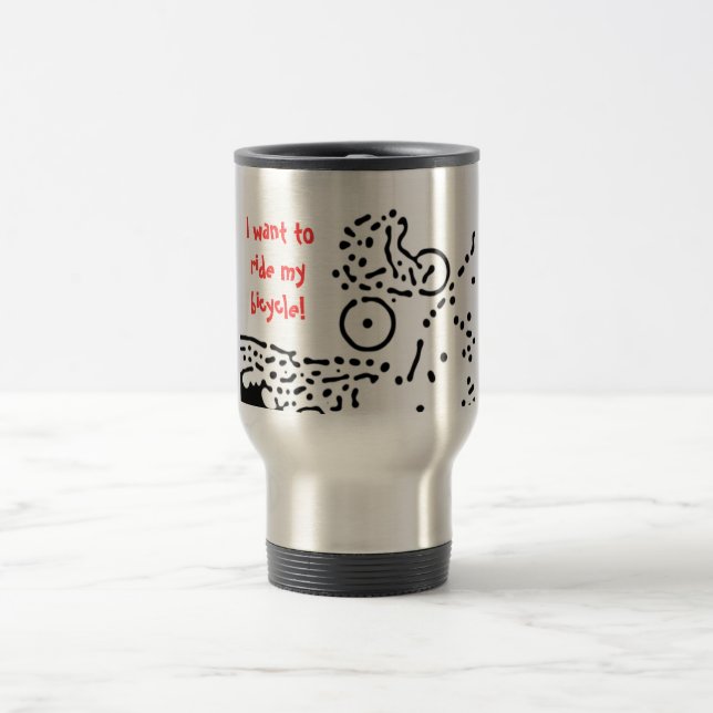 Bicycle Travel Mug (Center)