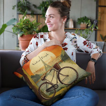 Bicycle Travel Poster, Paris customisable