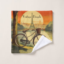 Bicycle Travel Poster, Paris customisable