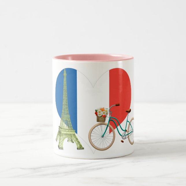 Bicycle Two-Tone Coffee Mug (Center)