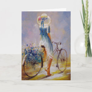 Bicycle Vintage Card