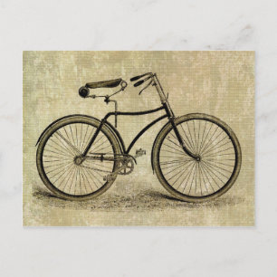 Bicycle vintage postcard