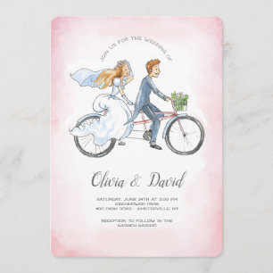 Bicycle Wedding Invitation