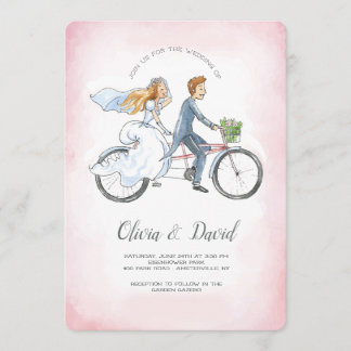 Bicycle Wedding Invitation
