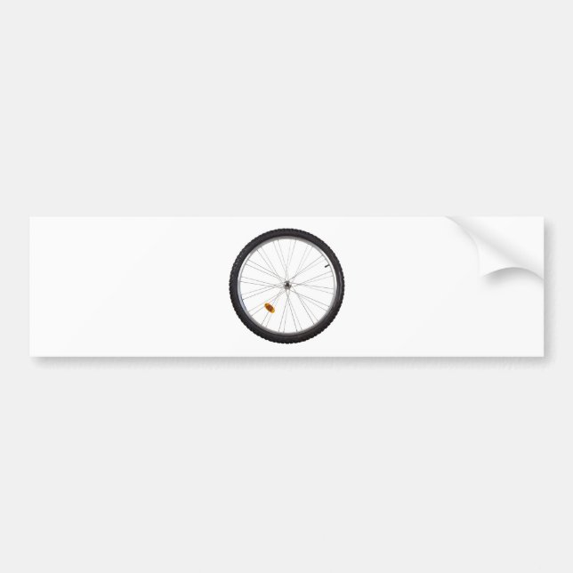 Bicycle wheel bumper sticker (Front)