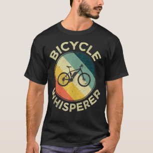 Bicycle Whisperer Retro Vintage Cycling Mountain B T-Shirt