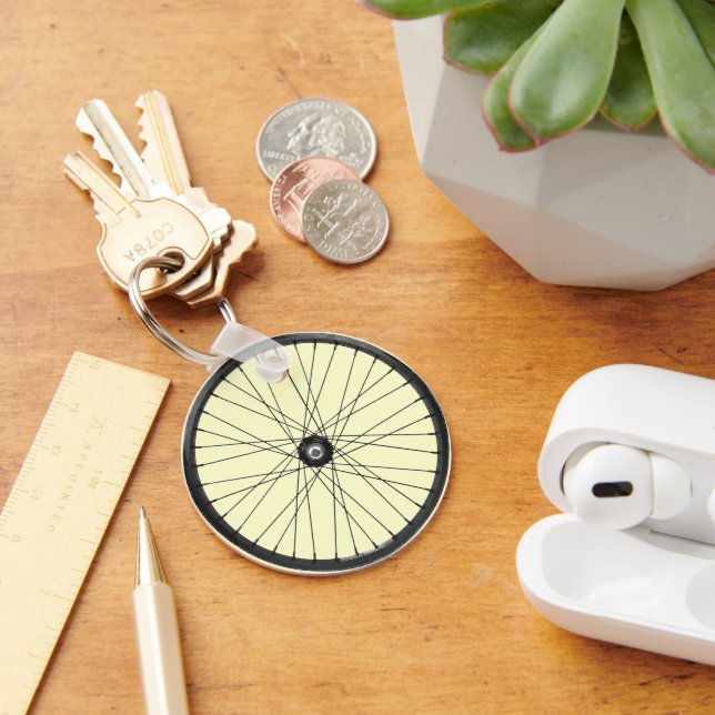bicycle wire wheel key ring (Desk)