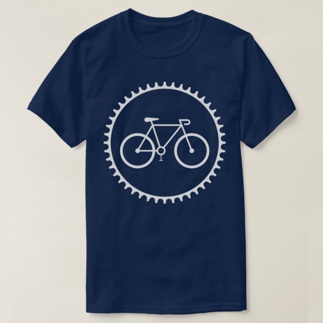 Bicycle with a gear T-Shirt (Design Front)
