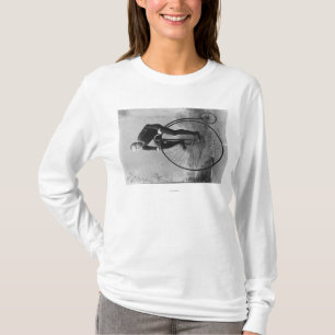 Bicycle with Large Front Wheel Photograph T-Shirt