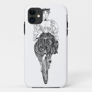 bicycle woman riding iPhone 11 case