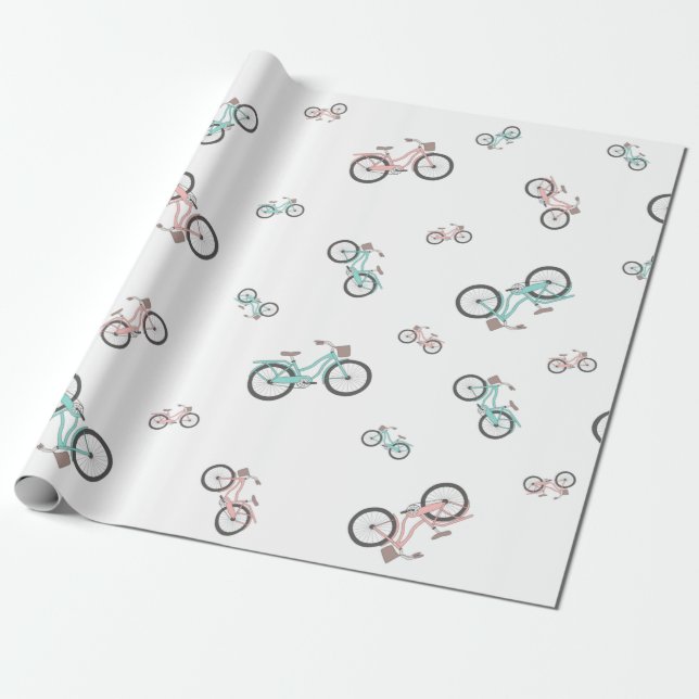Bicycle Wrapping Paper (Unrolled)