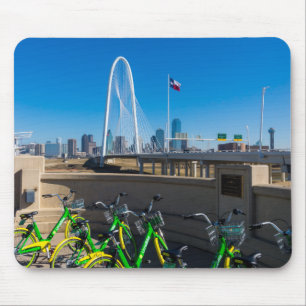 Bicycles And Dallas Mouse Mat