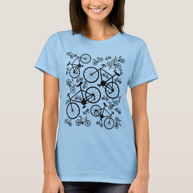 Bicycles Big and Small T-Shirt (Front)