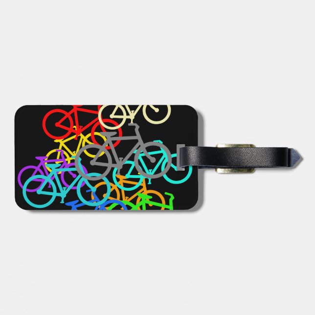 Bicycles Luggage Tag (Back Horizontal)