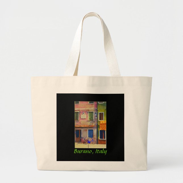 Bicycles of Burano Italy Venice Tote Bag Purse (Front)