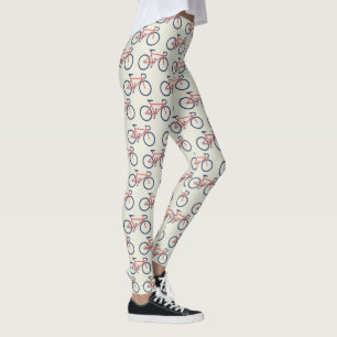 Bicycles Pattern leggings