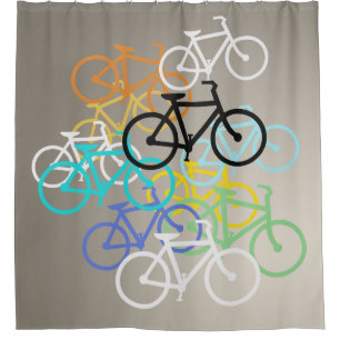 Bicycles. Shower Curtain