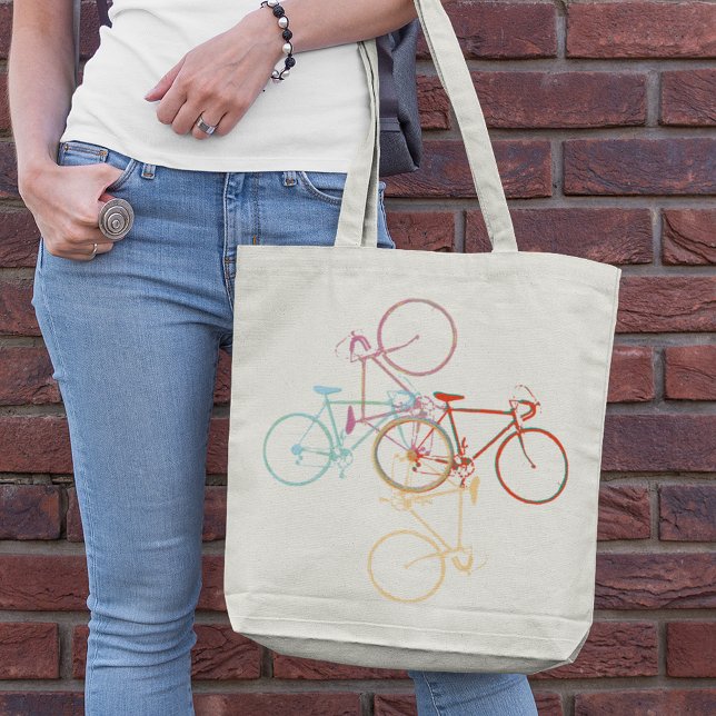 bicycles tote bag (urban style tote)