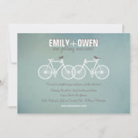 Bicycles Wedding Invitation