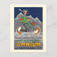 Bicyclette Omnium Vintage Poster 1924