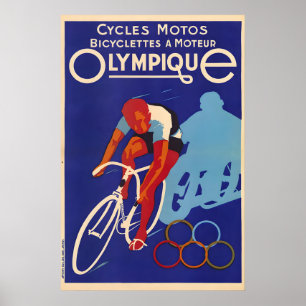 Bicyclettes Olympique Poster