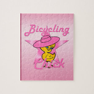 Bicycling Chick #8 Jigsaw Puzzle