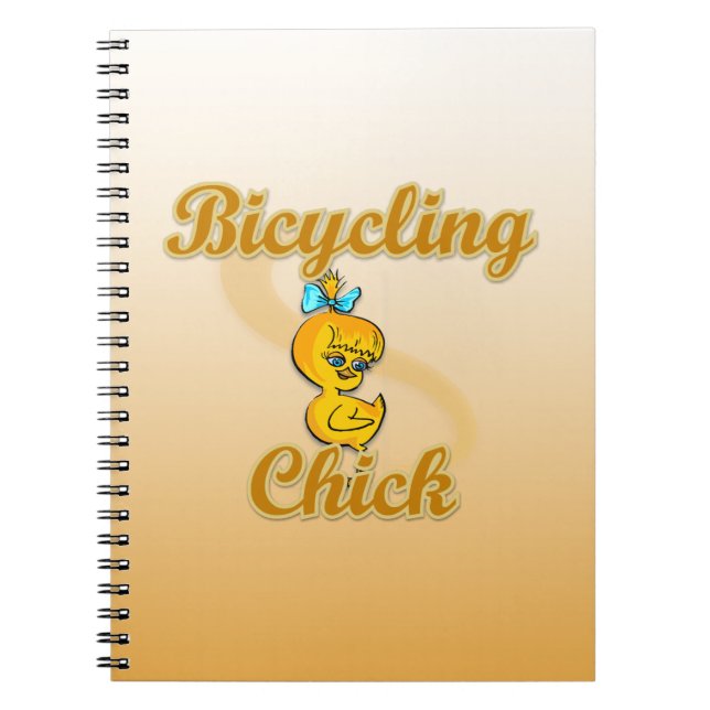 Bicycling Chick Notebook (Front)