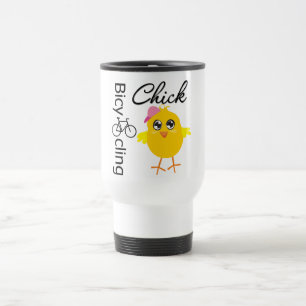 Bicycling Chick Travel Mug