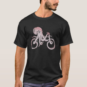 Bicycling Octopus  Sea Animal  Costume T-Shirt