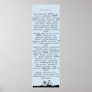 Bicycling Poster