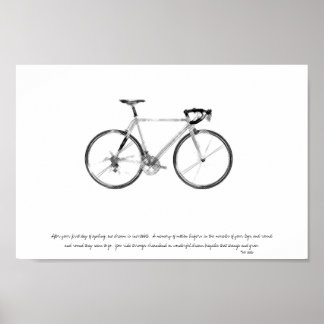 bicycling poster