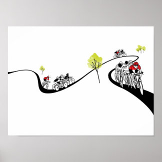 Bicycling Poster