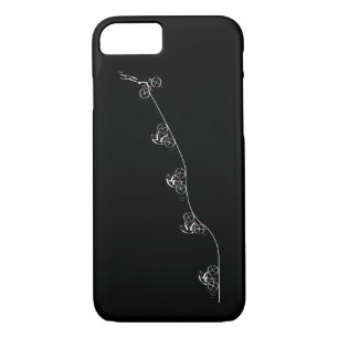 Bicyclist going over the hill iPhone 8/7 case