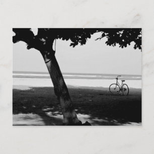 Bicyle on a Beach Postcard