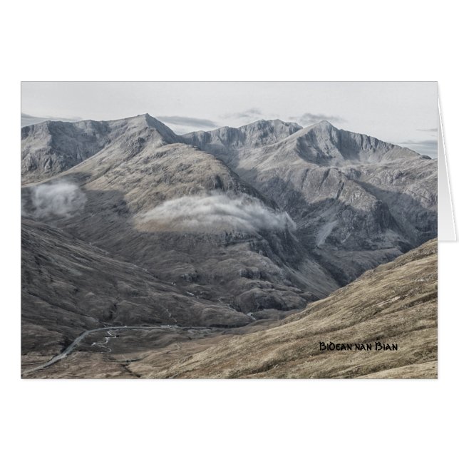 Bidean nam Bian, Glencoe Scotland landscape (Front Horizontal)
