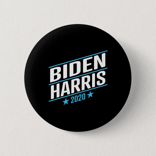 Biden 2020 And Kamala Harris On The One Ticket 2  6 Cm Round Badge (Front)