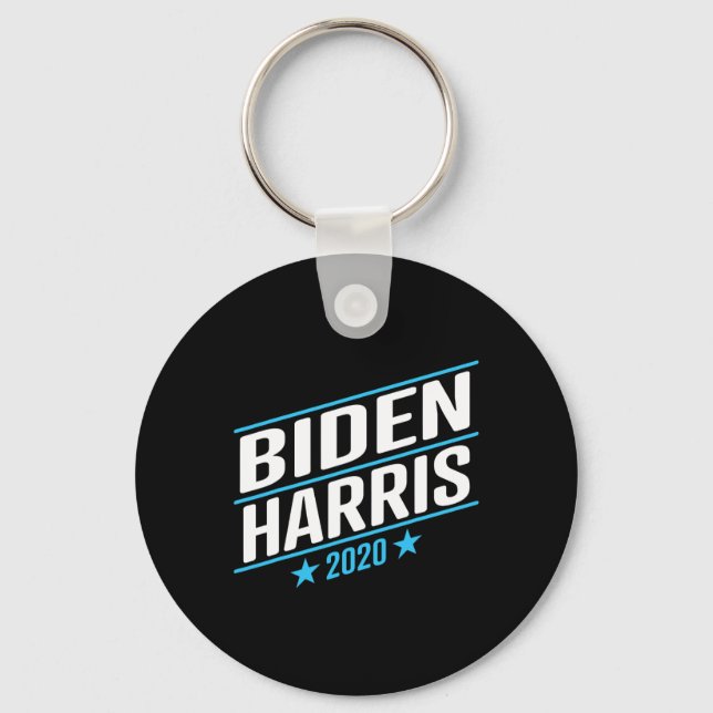 Biden 2020 And Kamala Harris On The One Ticket 2  Key Ring (Front)