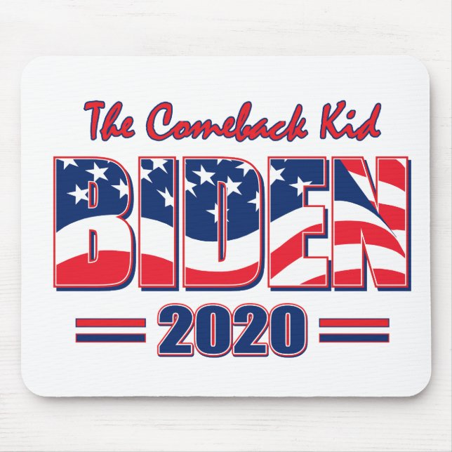 BIDEN-2020-Comeback-Kid Mouse Mat (Front)