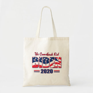 BIDEN-2020-Comeback-Kid Tote Bag