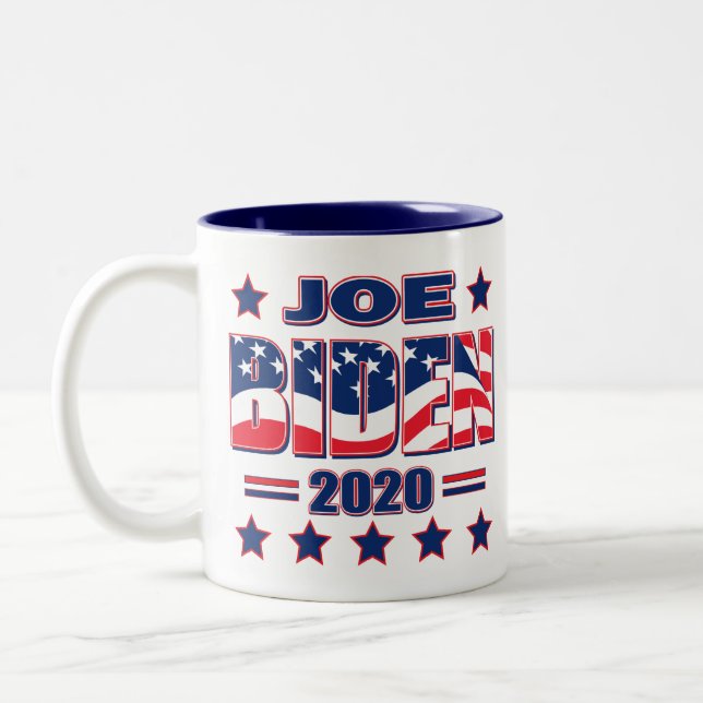 BIDEN-2020-Comeback-Kid Two-Tone Coffee Mug (Left)