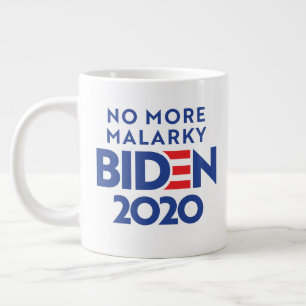 BIDEN 2020 - No More Malarky Large Coffee Mug