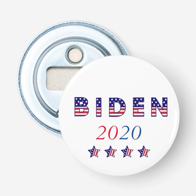 Biden 2020 Presidential Campaign Bottle Opener (Front)