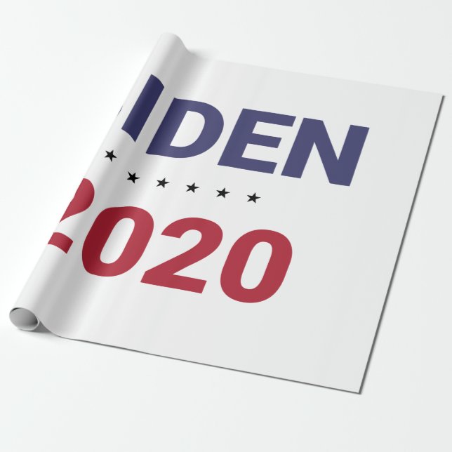 Biden 2020 (US Election) Wrapping Paper (Unrolled)