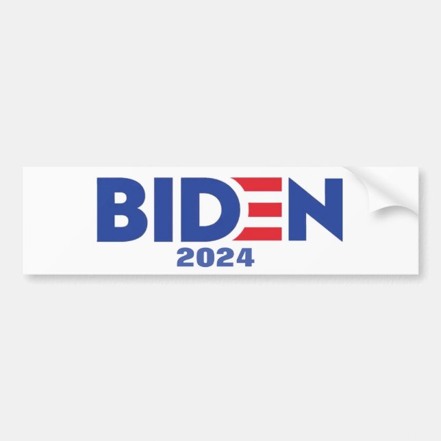 BIDEN 2024 BUMPER STICKER (Front)