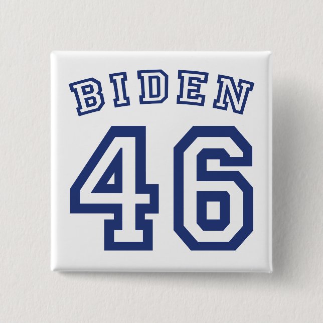 BIDEN 46 15 CM SQUARE BADGE (Front)