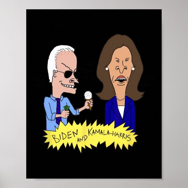 Biden And Kamala-harris Parody  Poster (Front)