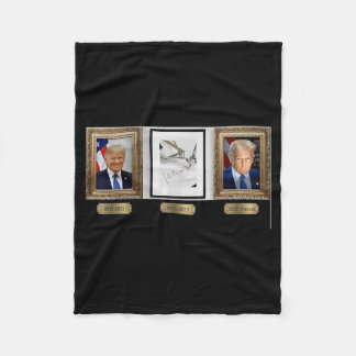 Biden Autopen Signature  Fleece Blanket