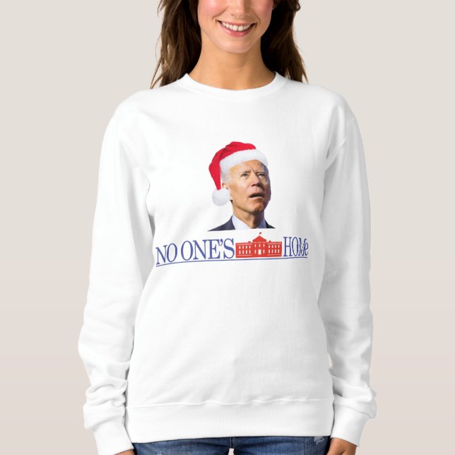 Biden Christmas Funny Sweatshirt Home Alone (Front)
