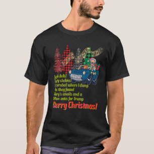Biden Colonoscopy Meme Christmas Butt Wiped Biden T-Shirt